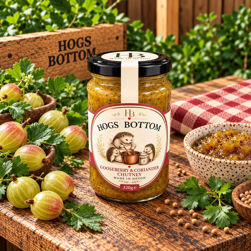 Gooseberry & Coriander Chutney 320g