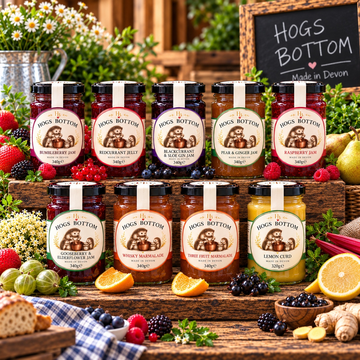 JAMS, CURDS & MARMALADES